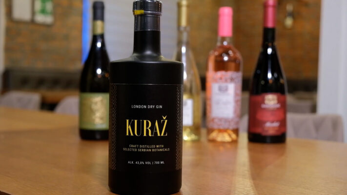 Winery GAMANOVIĆ, from Kladovo in Eastern Serbia, in addition to quality wines, presented their new product, gin "Kuraž".