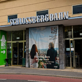 Schlossbergbahn, graz, austria